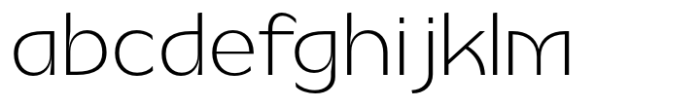 Patihan Sans Extralight Font LOWERCASE