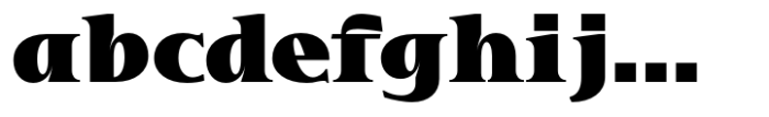 Patihan Serif Black Font LOWERCASE