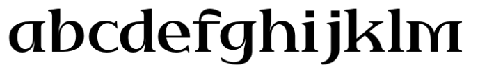 Patihan Serif Medium Font LOWERCASE