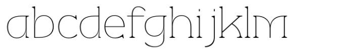 Patihan Serif Thin Font LOWERCASE