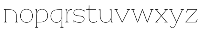 Patihan Serif Thin Font LOWERCASE