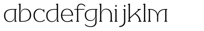 Patihan Slab Extralight Font LOWERCASE