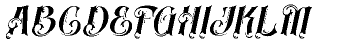 Patrajani Italic Font UPPERCASE
