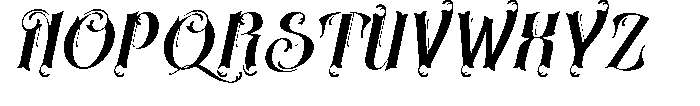 Patrajani Italic Font UPPERCASE