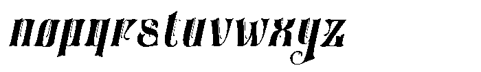 Patrajani Italic Font LOWERCASE