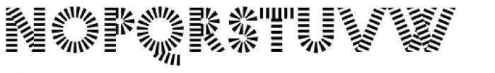 Pattern No1 Coarse Bold Font LOWERCASE