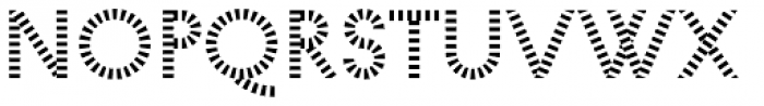 Pattern No1 Coarse Regular Font UPPERCASE