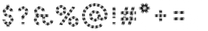 Pattern No5 Fine Regular Font OTHER CHARS