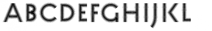 Pattern No6 Fine Bold Font LOWERCASE