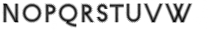 Pattern No6 Medium Bold Font LOWERCASE