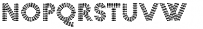 Pattern No7 Fine Bold Font LOWERCASE