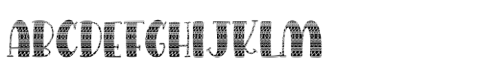 Patternistic Doodle Font UPPERCASE