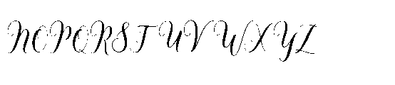 Patty Collins Font UPPERCASE