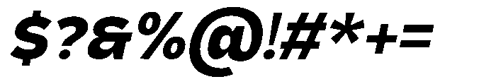 Patugo Italic Font OTHER CHARS