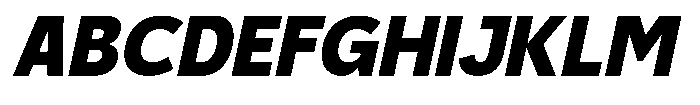 Patugo Italic Font UPPERCASE