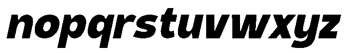 Patugo Italic Font LOWERCASE