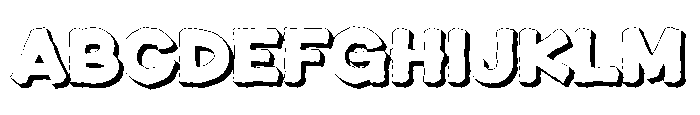 Patuk Grent Extrude Font UPPERCASE