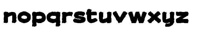 Patuk Grent Regular Font LOWERCASE