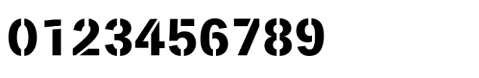 Paul Grotesk Stencil Bold Font OTHER CHARS