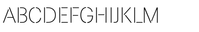 Paul Grotesk Stencil Ultra Light Font UPPERCASE