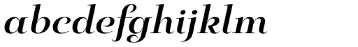 Pauline Didone Bold Italic Font LOWERCASE