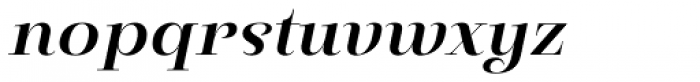 Pauline Didone Bold Italic Font LOWERCASE
