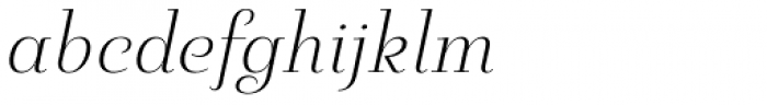 Pauline Didone Light Italic Font LOWERCASE