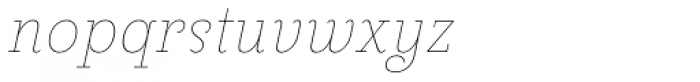 Pauline Didone Thin Italic Font LOWERCASE