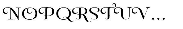 Pauline Didone Variable Regular Font UPPERCASE
