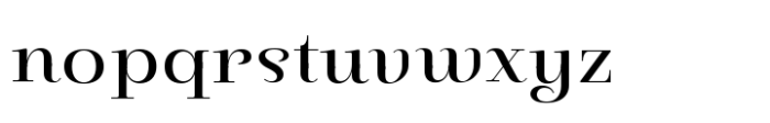 Pauline Didone Variable Regular Font LOWERCASE