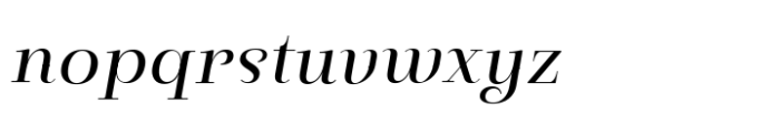 Pauline Didone Variable Thin Italic Font LOWERCASE