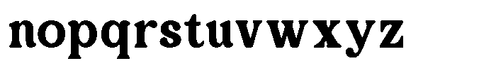 Pavalo Font LOWERCASE