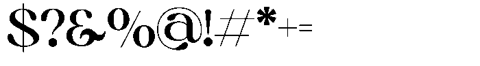 Paverina Font OTHER CHARS