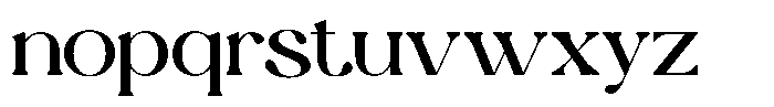 Paverina Font LOWERCASE