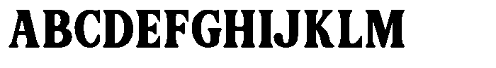 Paverno Font UPPERCASE
