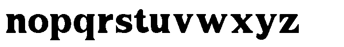 Paverno Font LOWERCASE
