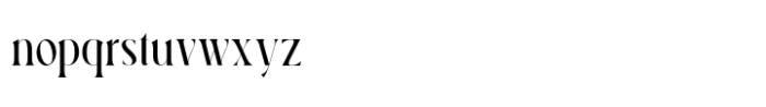 Pavon Medium Font LOWERCASE