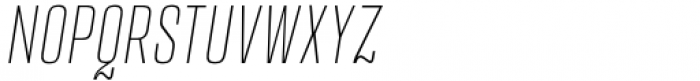 Pawl Skinny Thin Italic Font UPPERCASE