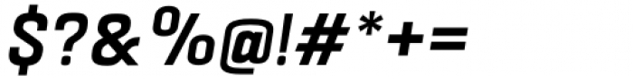 Pawl Slim Semibold Italic Font OTHER CHARS