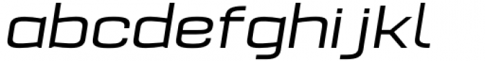 Pawl Stretch Regular Italic Font LOWERCASE