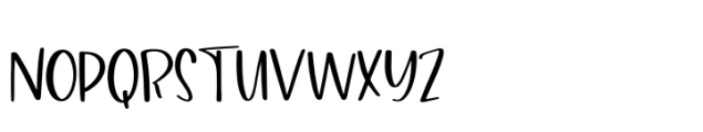 Pawley Handwriting Sans Font UPPERCASE