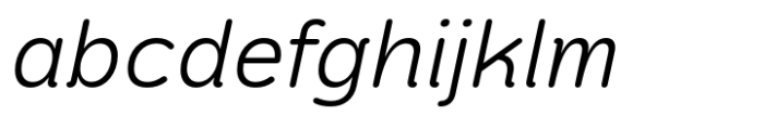 Pawmor Light Italic Font LOWERCASE