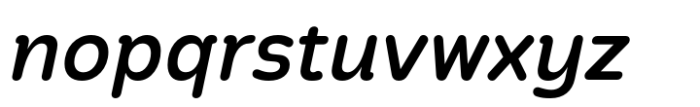 Pawmor Medium Italic Font LOWERCASE