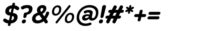 Pawmor Semi Bold Italic Font OTHER CHARS