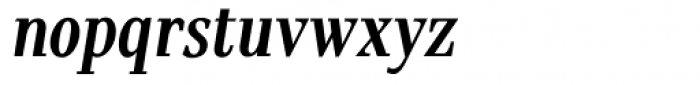 Pax Condensed Bold Italic Font LOWERCASE