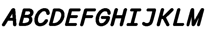 PachinkoLimited BoldItalic Font UPPERCASE