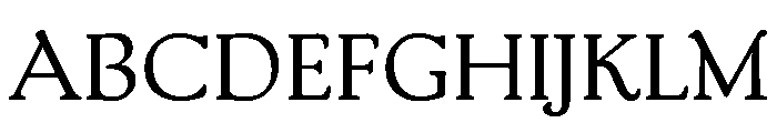 PackardNewStyle Regular Font UPPERCASE