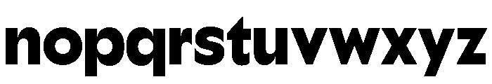 Paloma Fizzy Heavy Font LOWERCASE