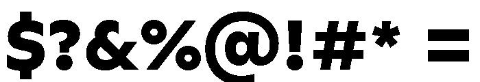 Paloma Heavy Font OTHER CHARS