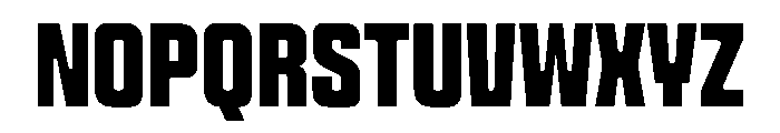 Panell TRIAL CompressedBold Instance Font UPPERCASE